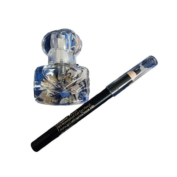 NWT Estee Lauder Makeup Bag with Eye Pencil, Mascara, Makeup Remover, Perfume - Picture 2 of 10